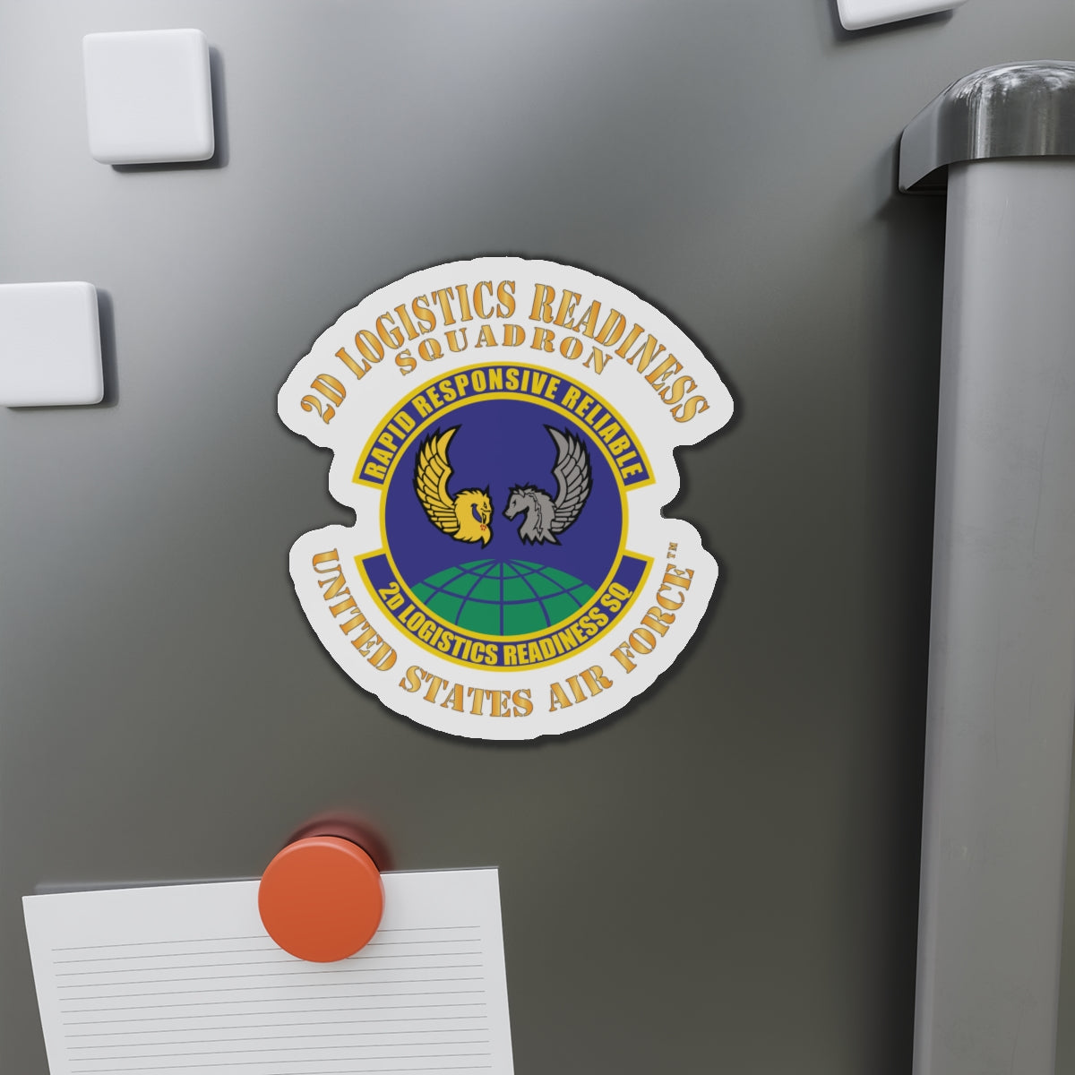 Die-Cut Magnet - USAF - 2d Logistics Readiness Squadron