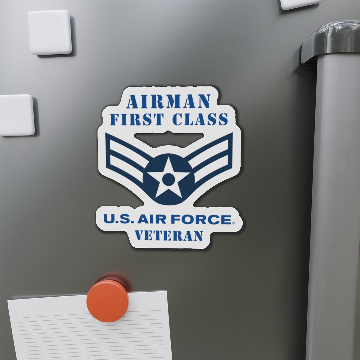 Die-Cut Magnet - USAF - Airman - First Class (E3) - 2020 - Veteran
