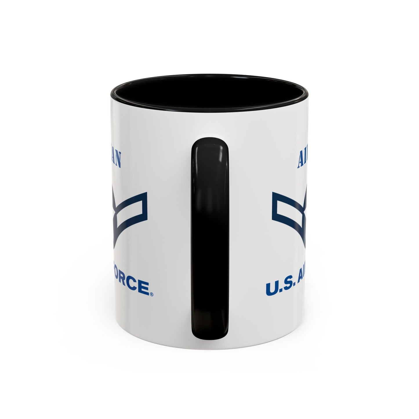 Accent Coffee Mug (11oz & 15oz) - USAF - Airman (E2) - 2020 - US Air Force w Text X 300