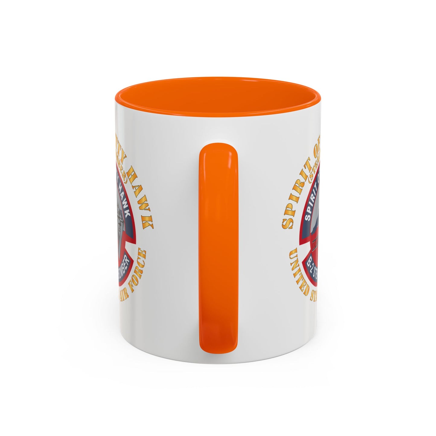 Accent Coffee Mug (11oz & 15oz) - USAF - B2 - Spirit of Kitty Hawk - Stealth Bomber X 300