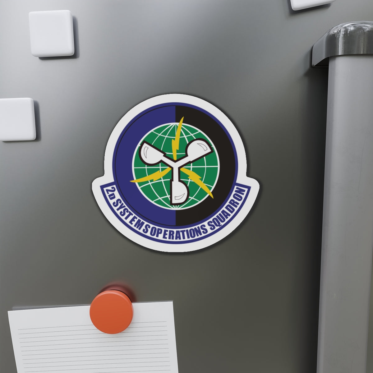 Die-Cut Magnet - USAF - 2d Systems Operations Squadron wo txt