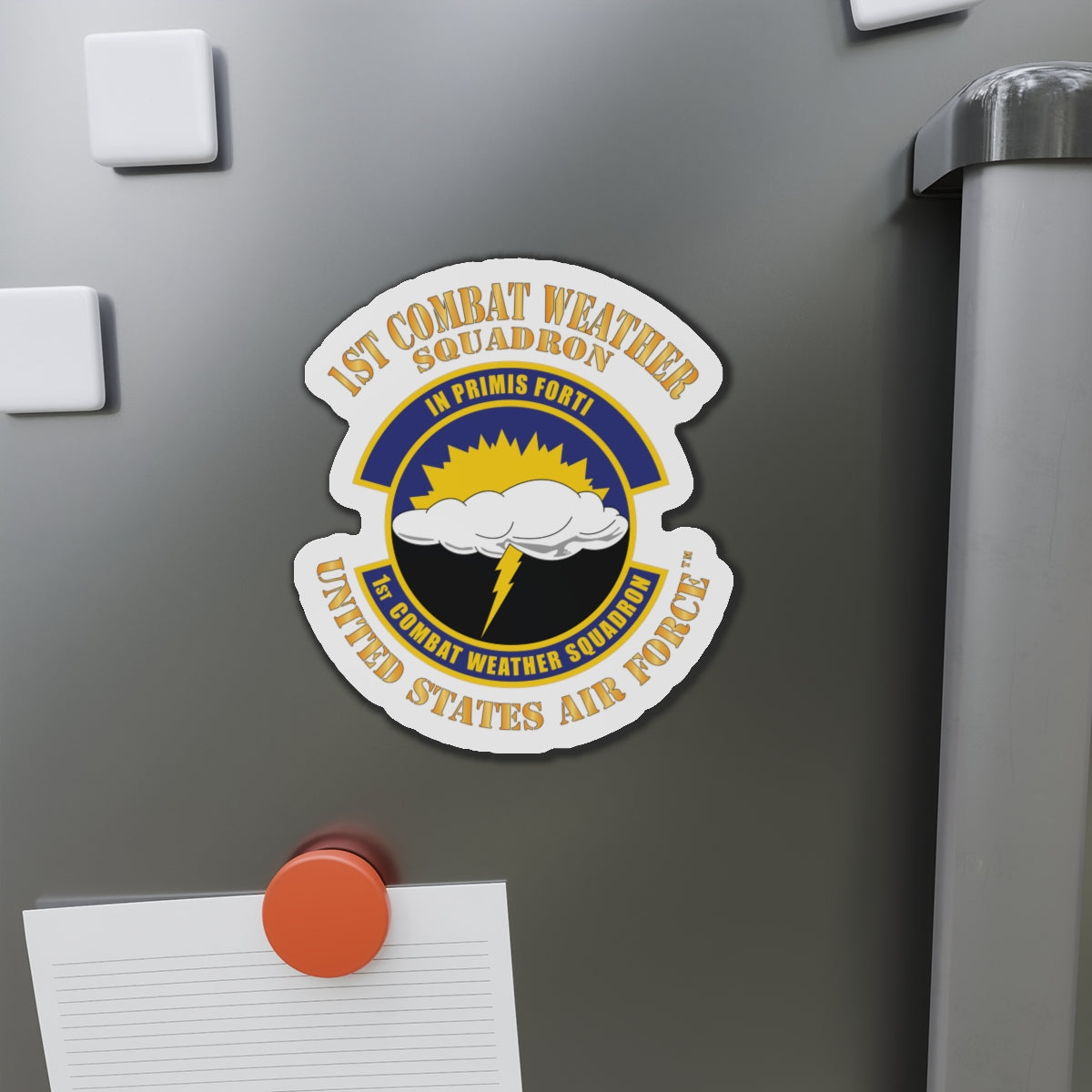 Die-Cut Magnet - USAF - 1st Combat Weather Squadron