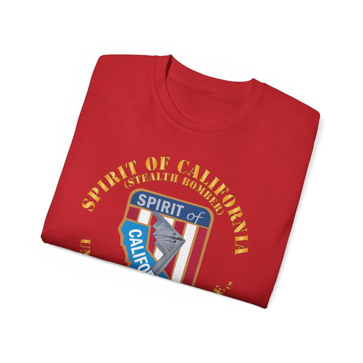 Unisex Ultra Cotton Tee - USAF - B2 - Spirit of California - Stealth Bomber X 300