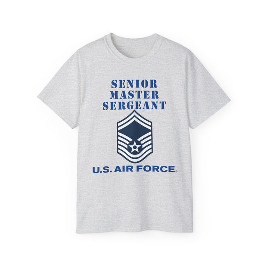 Unisex Ultra Cotton Tee - USAF - Senior Master Sergeant (E8a) - 2020 - US Air Force w Text X 300