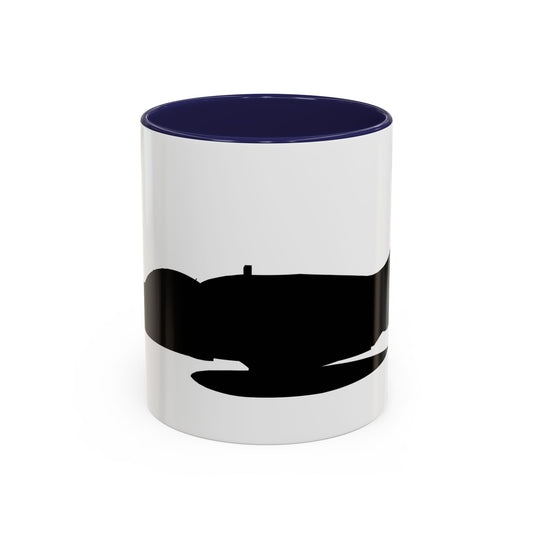 Accent Coffee Mug (11oz & 15oz) - Aircraft - A-4 SkyHawk - Silhouette X 300