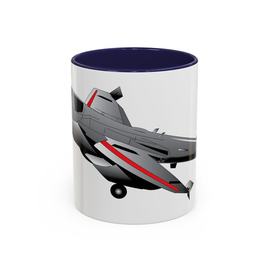 Accent Coffee Mug (11oz & 15oz) - Aircraft - Navy - A-6A Intruder X 300