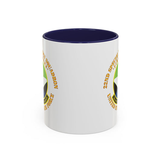 Accent Coffee Mug (11oz & 15oz) - USAF - 22nd Special Tactics Squadron - First There X 300