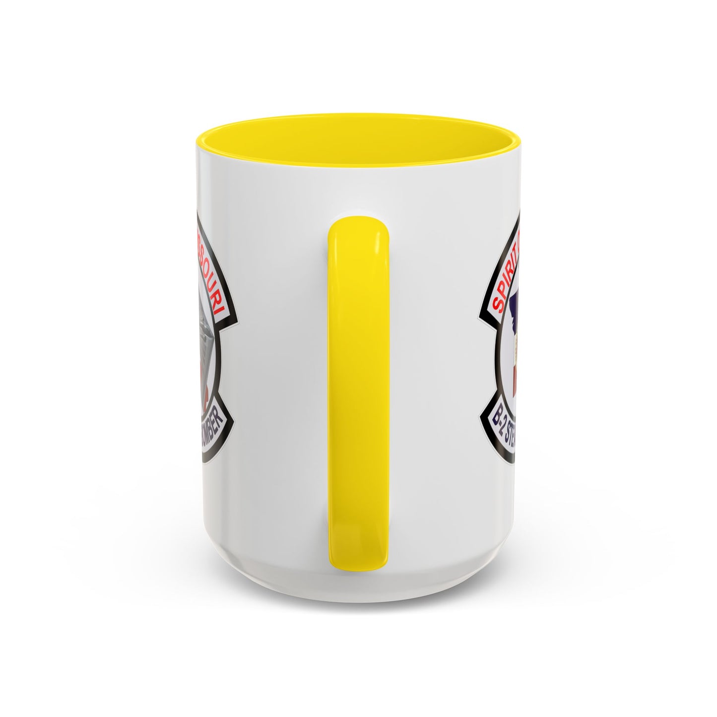 Accent Coffee Mug (11oz & 15oz) - USAF - B2 - Spirit of Missouri - Stealth Bomber wo Txt