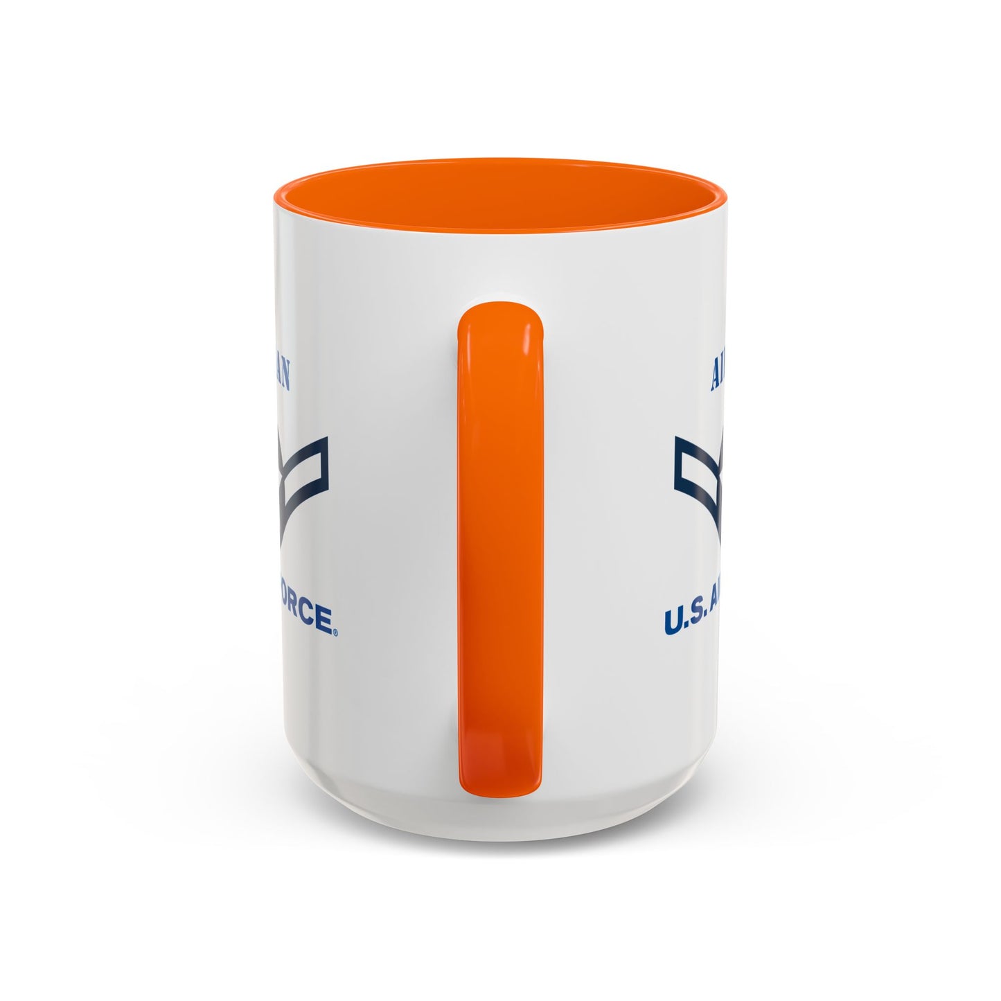 Accent Coffee Mug (11oz & 15oz) - USAF - Airman (E2) - 2020 - US Air Force w Text X 300