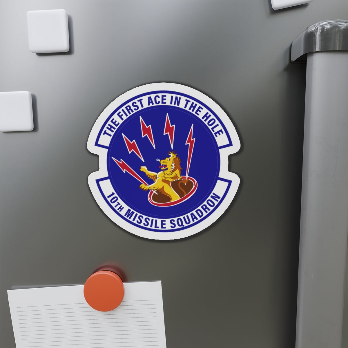 Die-Cut Magnet - USAF - 10th Missile Squadron wo txt