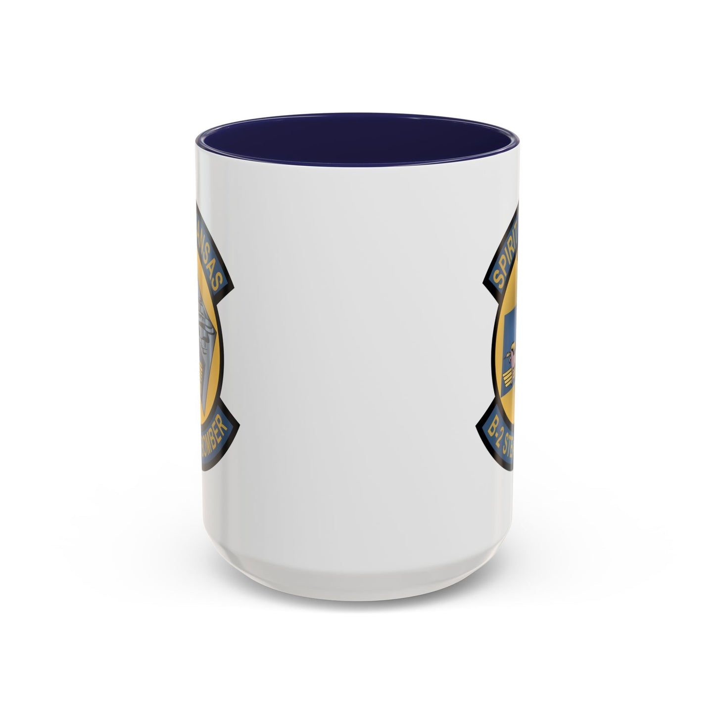 Accent Coffee Mug (11oz & 15oz) - USAF - B2 - Spirit of Kansas - Stealth Bomber wo txt X 300