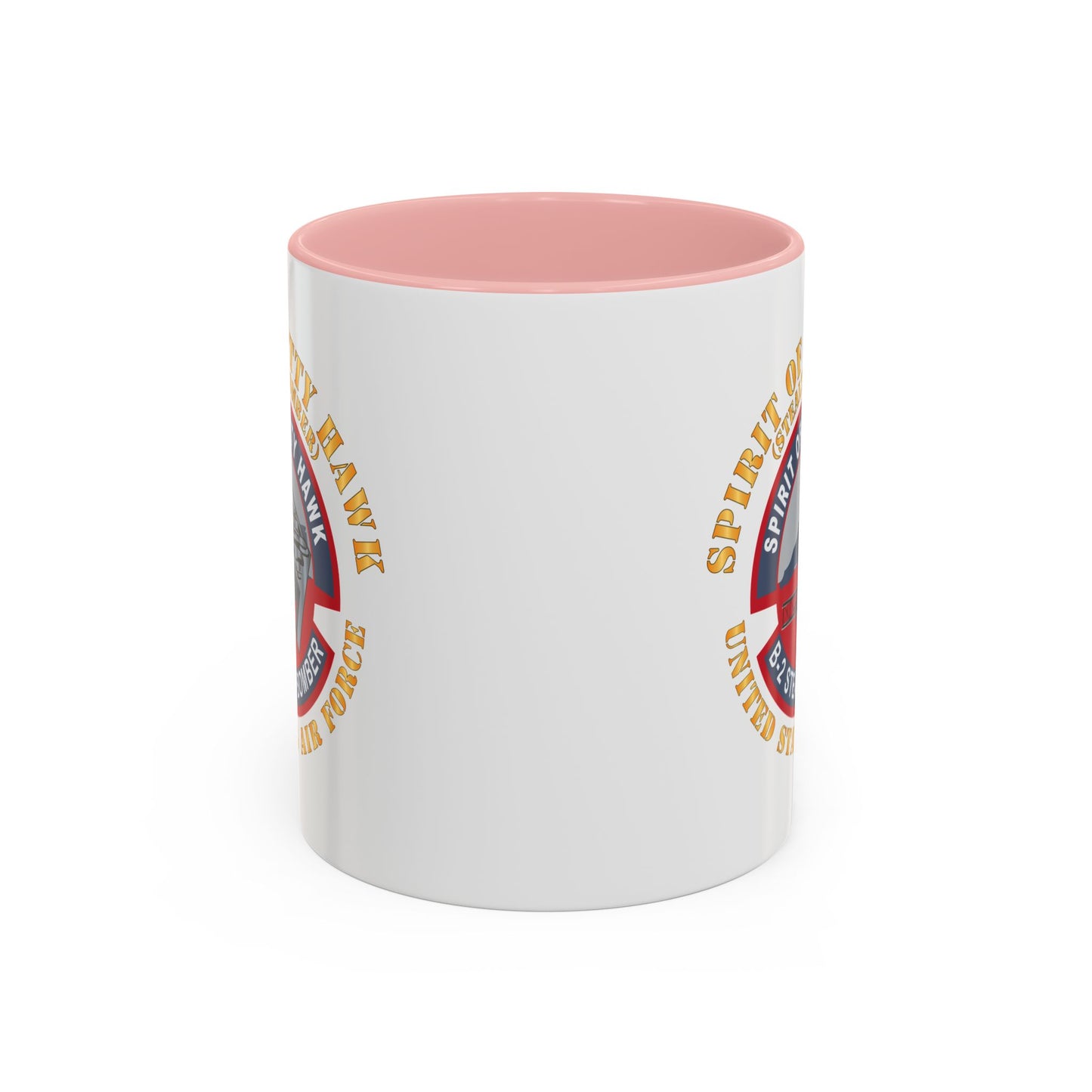 Accent Coffee Mug (11oz & 15oz) - USAF - B2 - Spirit of Kitty Hawk - Stealth Bomber X 300