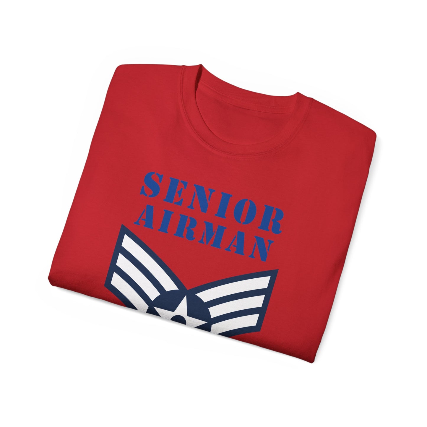 Unisex Ultra Cotton Tee - USAF - Senior Airman (E4) - 2020 - US Air Force w Text X 300