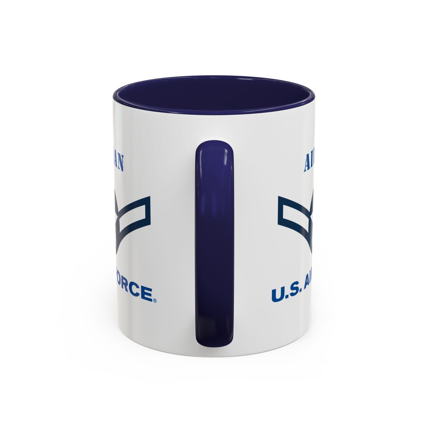 Accent Coffee Mug (11oz & 15oz) - USAF - Airman (E2) - 2020 - US Air Force w Text X 300