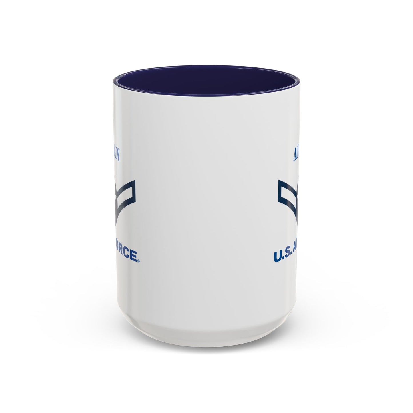 Accent Coffee Mug (11oz & 15oz) - USAF - Airman (E2) - 2020 - US Air Force w Text X 300