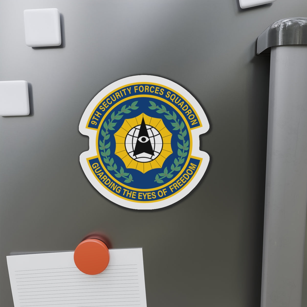 Die-Cut Magnet - USAF - 9th Security Forces Squadron wo txt X 300