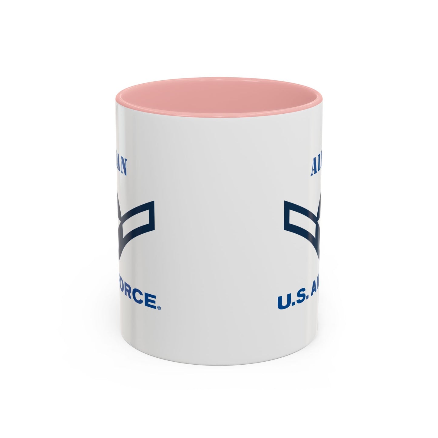 Accent Coffee Mug (11oz & 15oz) - USAF - Airman (E2) - 2020 - US Air Force w Text X 300