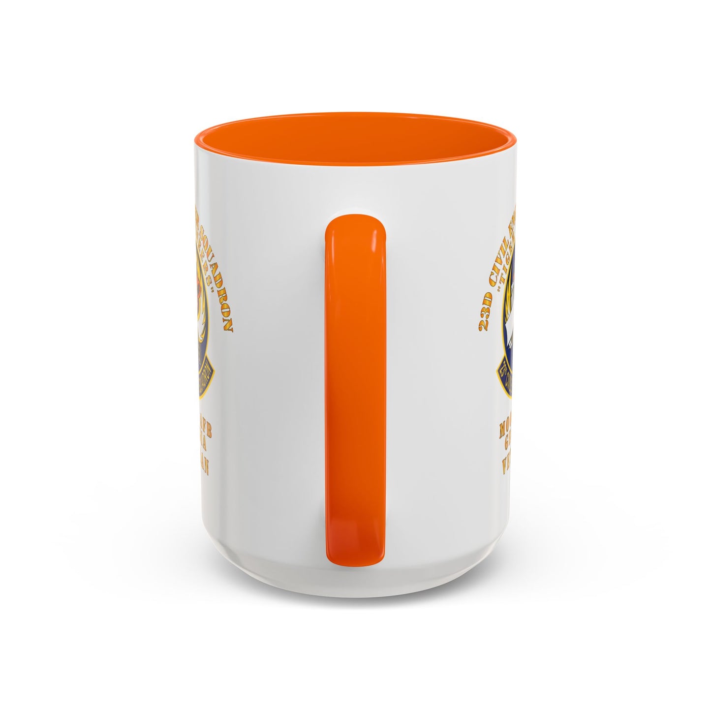 Accent Coffee Mug (11oz & 15oz) - USAF - 23d Civil Engineer Squadron - Tiger Engineers - Moody AFB, GA