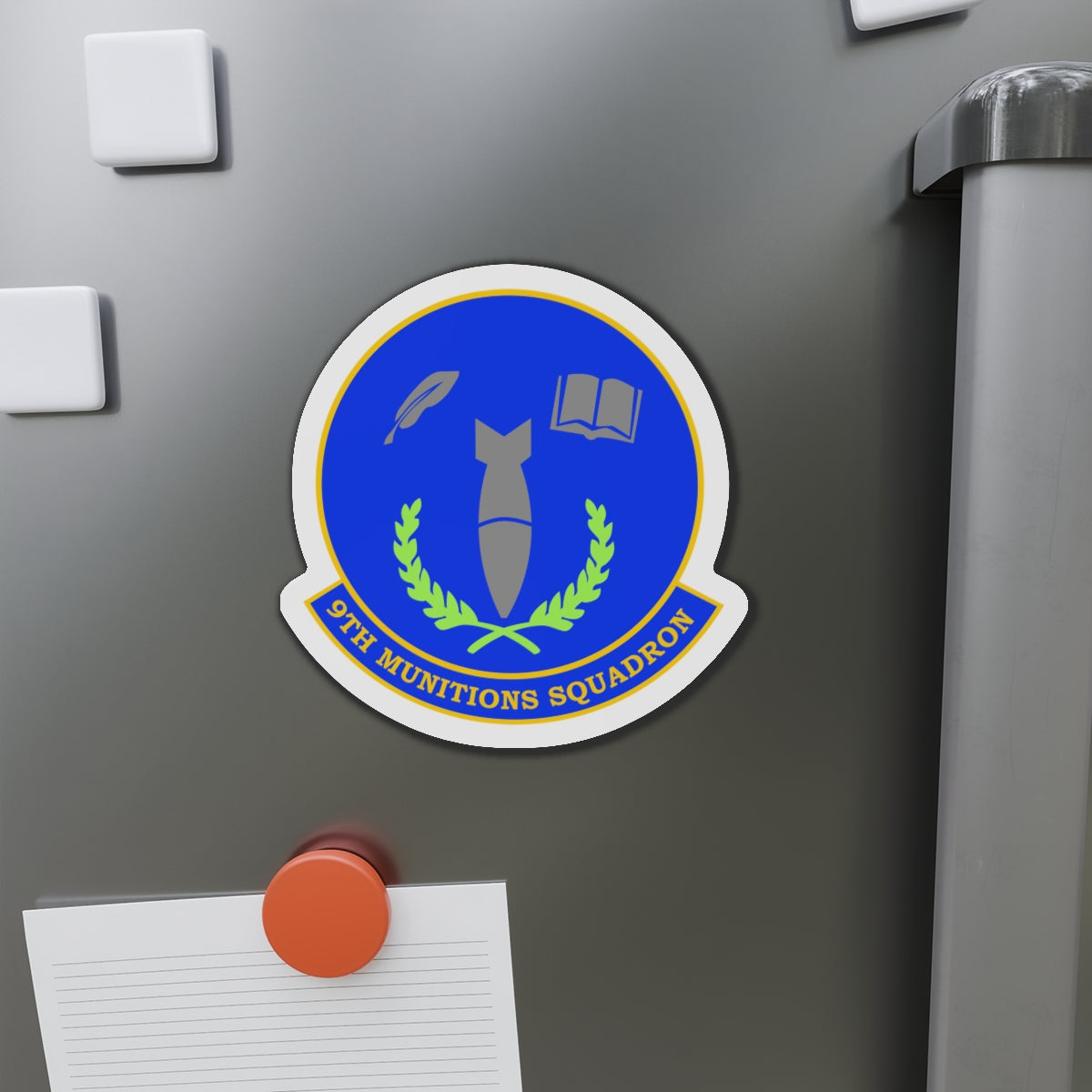 Die-Cut Magnet - USAF - 9th Munitions Squadron wo txt X 300
