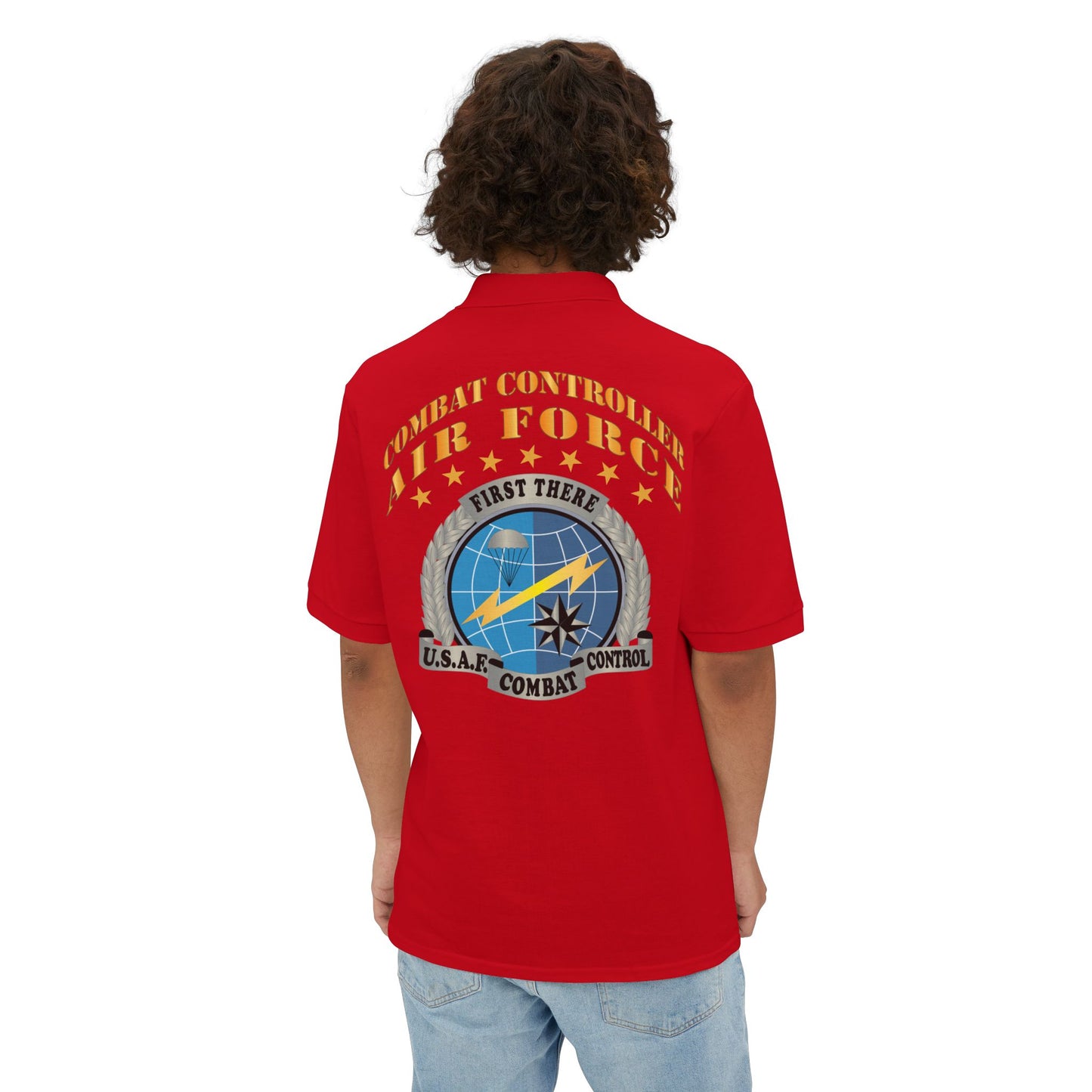 Men's Piqué Polo - USAF - Combat Controller X 300