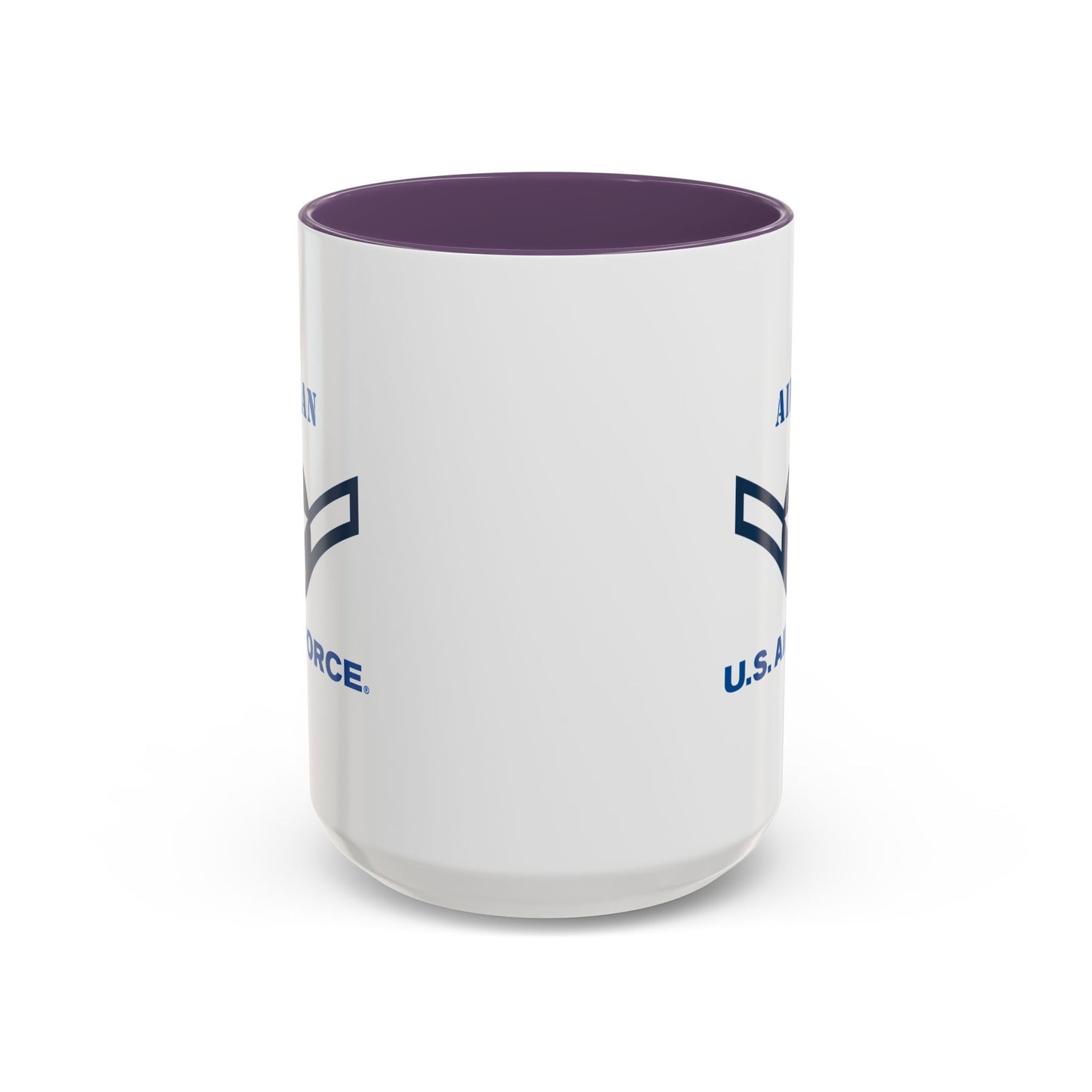 Accent Coffee Mug (11oz & 15oz) - USAF - Airman (E2) - 2020 - US Air Force w Text X 300