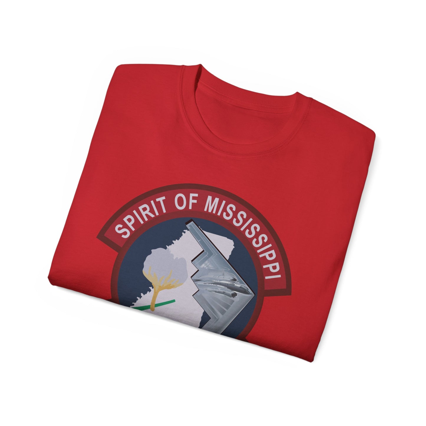 Unisex Ultra Cotton Tee - USAF - B2 - Spirit of Mississippi - Stealth Bomber wo txt X 300