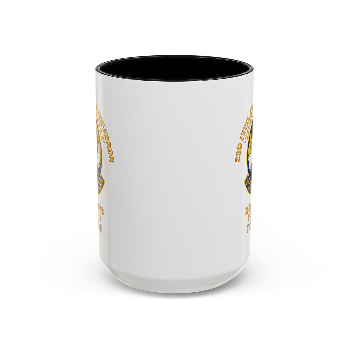 Accent Coffee Mug (11oz & 15oz) - USAF - 23d Civil Engineer Squadron - Tiger Engineers - Moody AFB, GA
