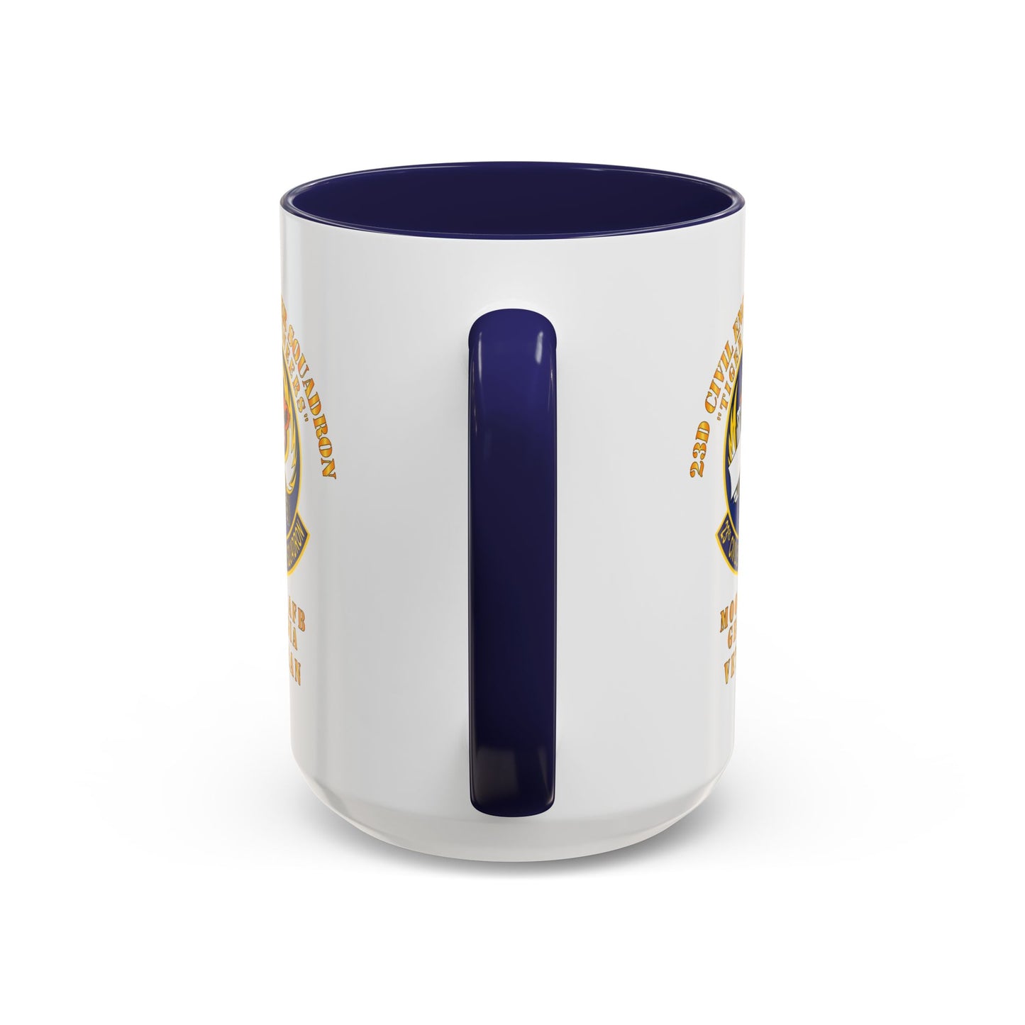 Accent Coffee Mug (11oz & 15oz) - USAF - 23d Civil Engineer Squadron - Tiger Engineers - Moody AFB, GA
