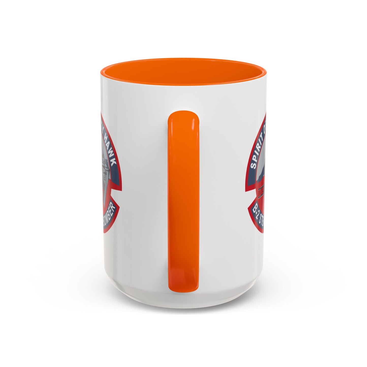 Accent Coffee Mug (11oz & 15oz) - USAF - B2 - Spirit of Kitty Hawk - Stealth Bomber wo txt X 300