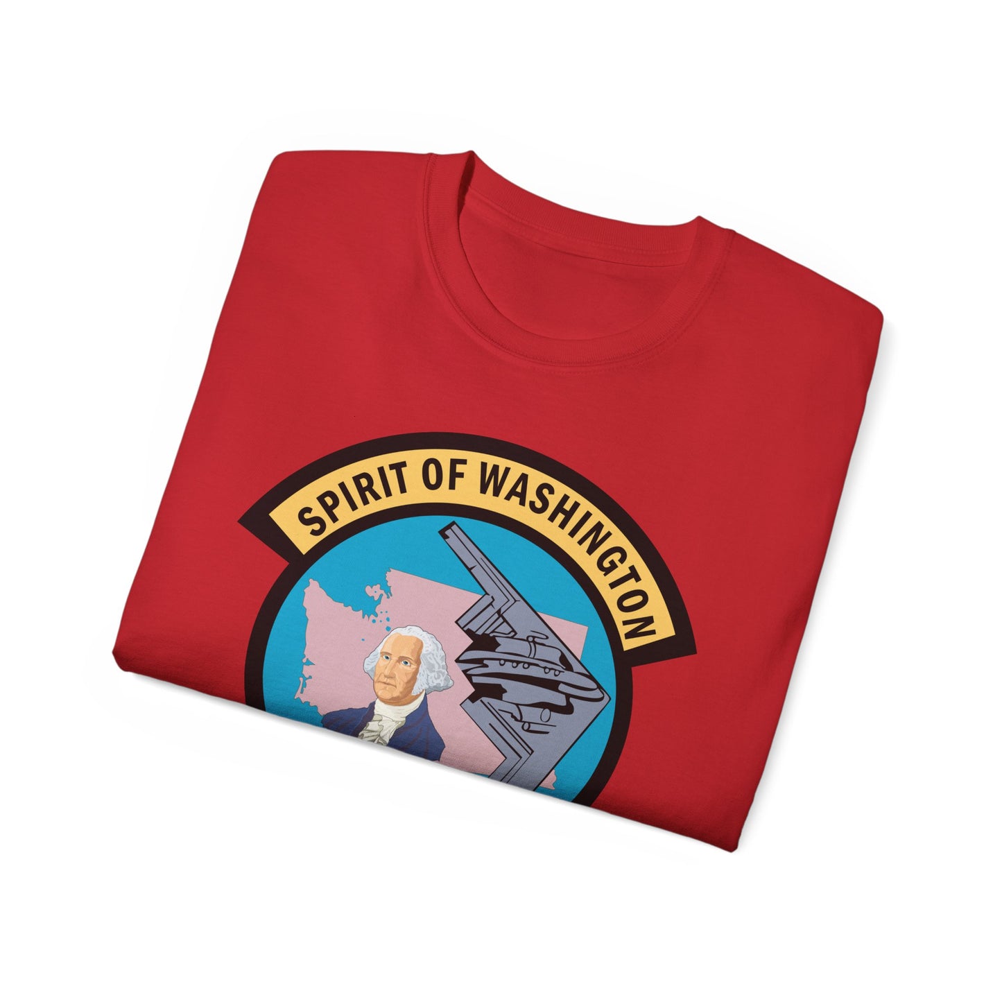 Unisex Ultra Cotton Tee - USAF - B2 - Spirit of Washington - Stealth Bomber wo txt X 300
