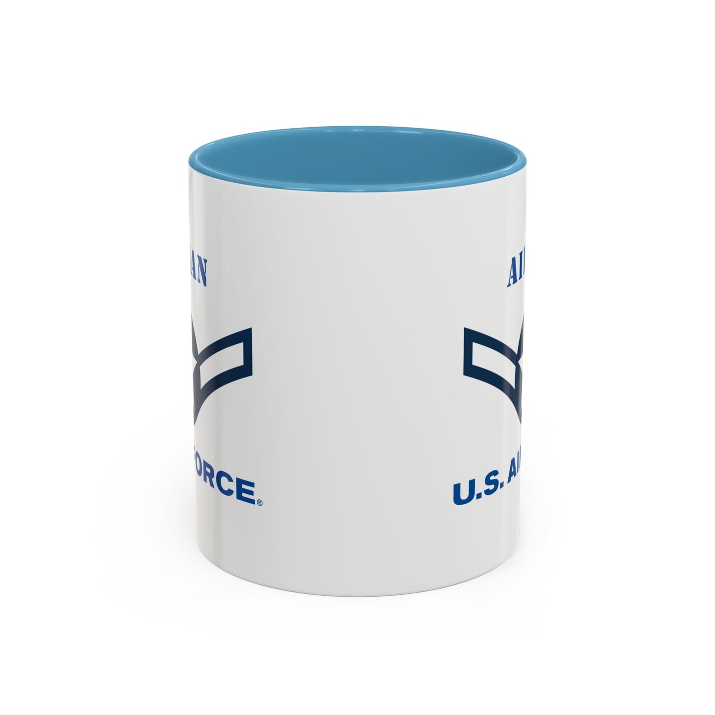 Accent Coffee Mug (11oz & 15oz) - USAF - Airman (E2) - 2020 - US Air Force w Text X 300