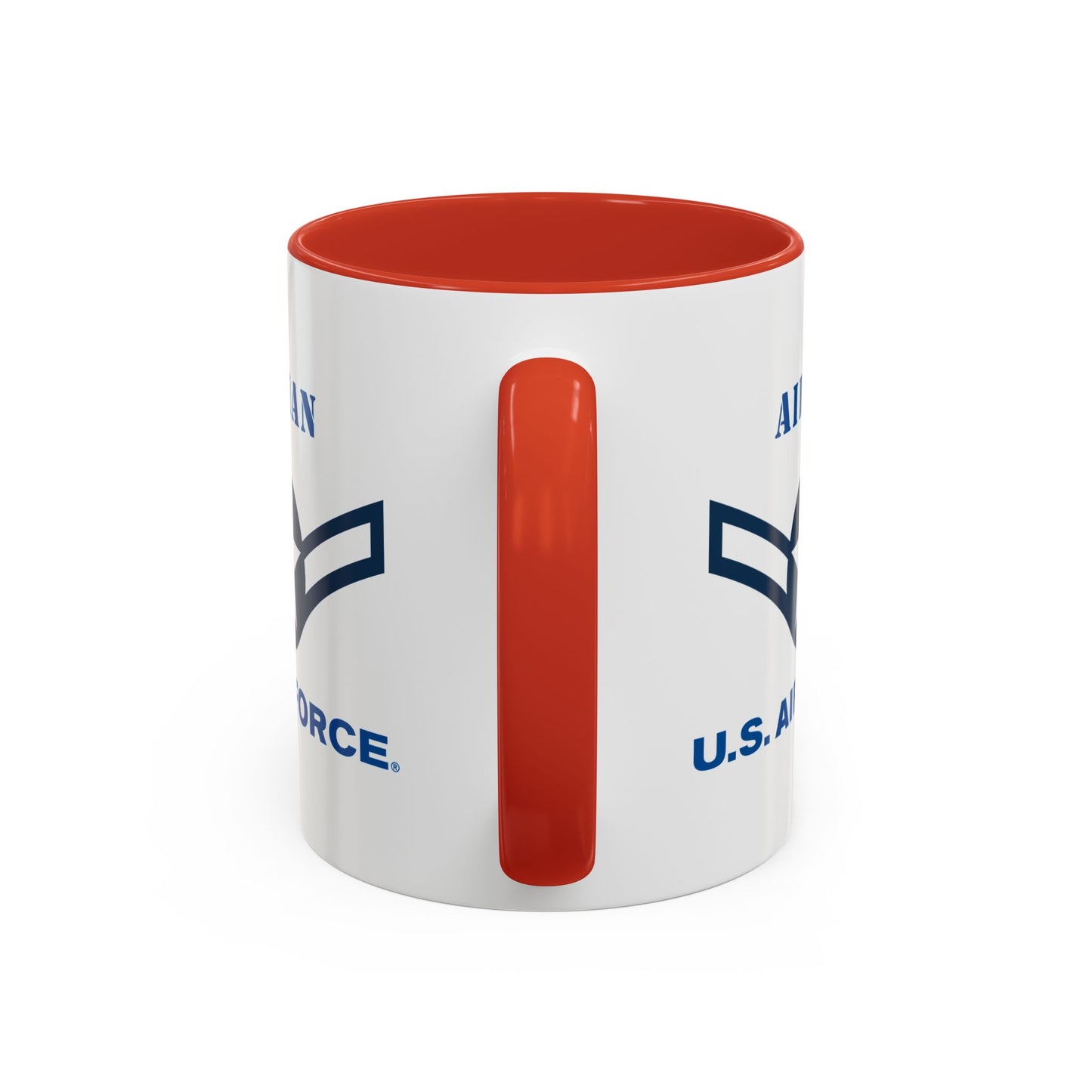 Accent Coffee Mug (11oz & 15oz) - USAF - Airman (E2) - 2020 - US Air Force w Text X 300
