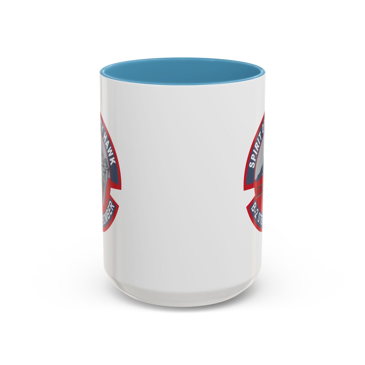 Accent Coffee Mug (11oz & 15oz) - USAF - B2 - Spirit of Kitty Hawk - Stealth Bomber wo txt X 300