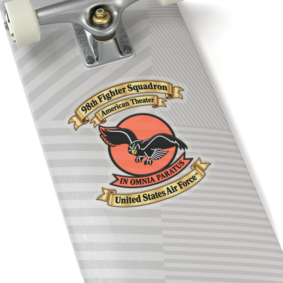 Kiss-Cut Stickers - 98th Fighter-Interceptor Squadron - SSI - American Theater - USAAF - 3D - Transparent
