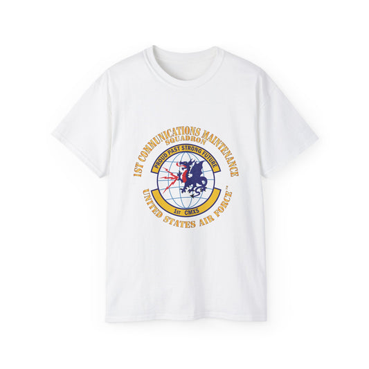 Unisex Ultra Cotton Tee - USAF - 1st Communications Maintenance Squadron(USAFE) X 300