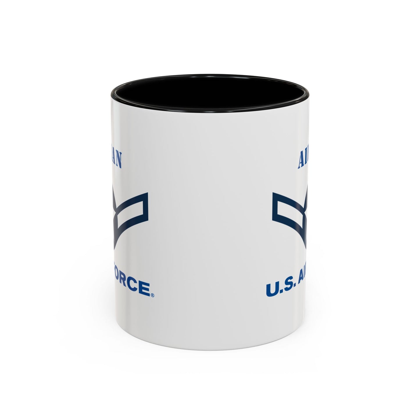 Accent Coffee Mug (11oz & 15oz) - USAF - Airman (E2) - 2020 - US Air Force w Text X 300