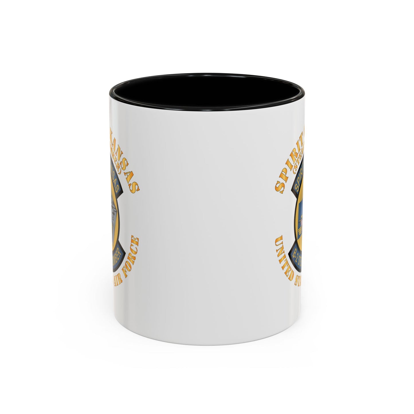 Accent Coffee Mug (11oz & 15oz) - USAF - B2 - Spirit of Kansas - Stealth Bomber X 300