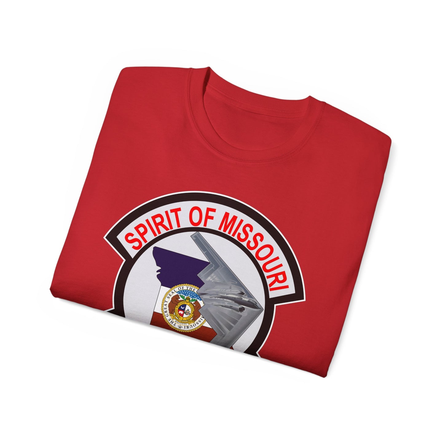 Unisex Ultra Cotton Tee - USAF - B2 - Spirit of Missouri - Stealth Bomber wo Txt