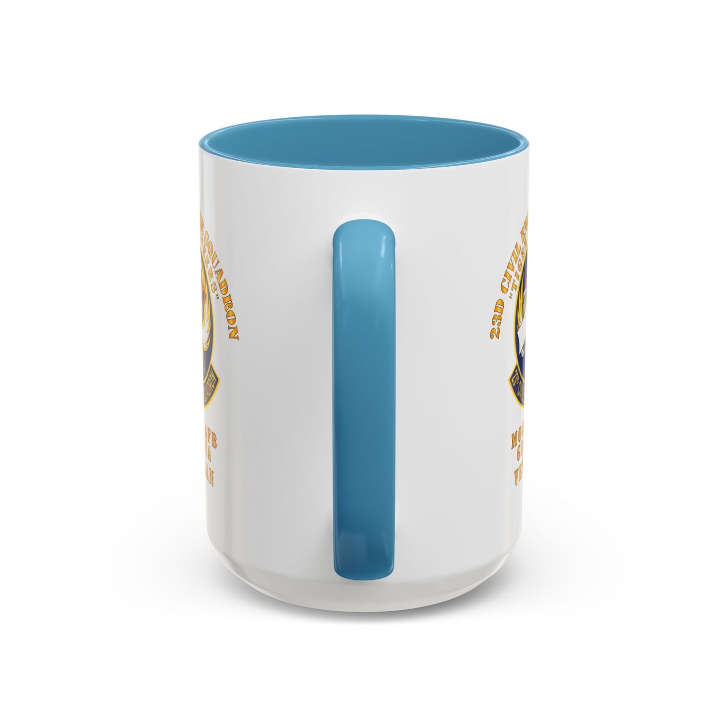 Accent Coffee Mug (11oz & 15oz) - USAF - 23d Civil Engineer Squadron - Tiger Engineers - Moody AFB, GA