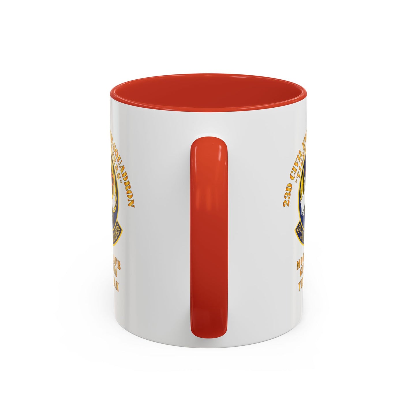 Accent Coffee Mug (11oz & 15oz) - USAF - 23d Civil Engineer Squadron - Tiger Engineers - Moody AFB, GA