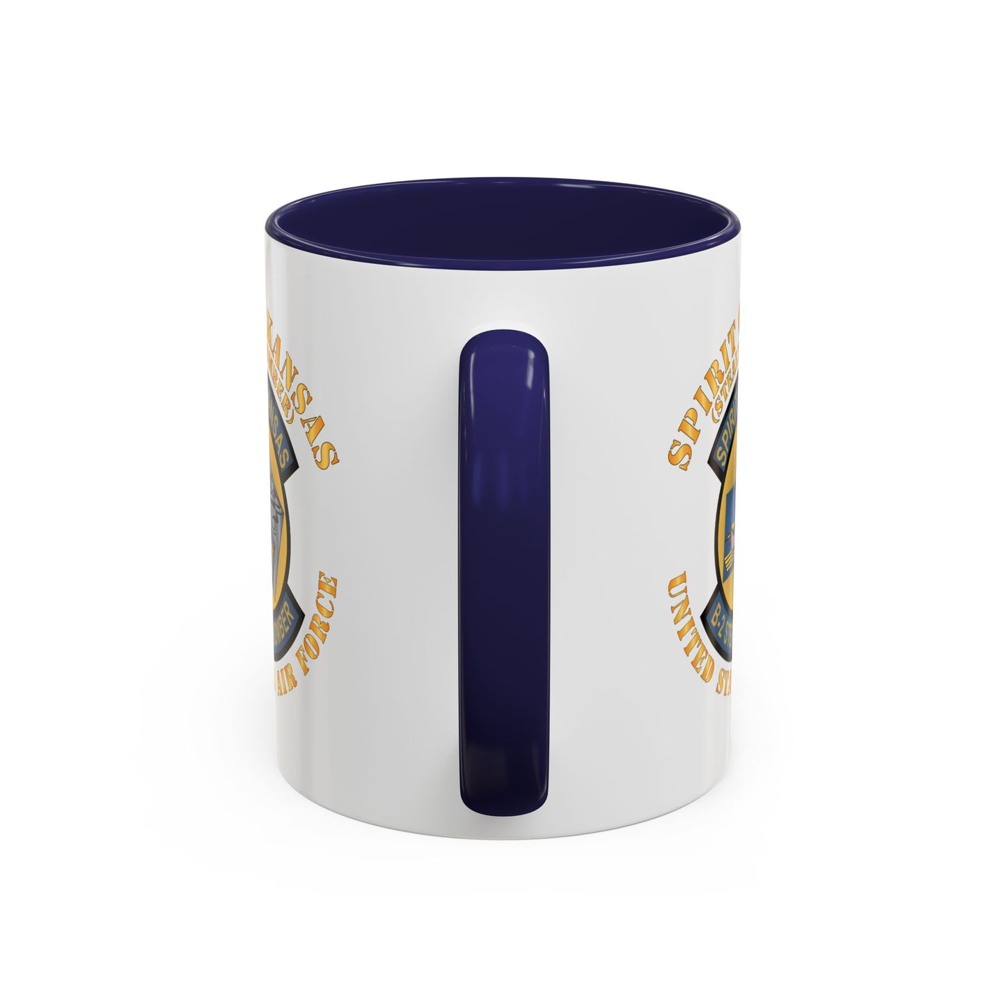 Accent Coffee Mug (11oz & 15oz) - USAF - B2 - Spirit of Kansas - Stealth Bomber X 300