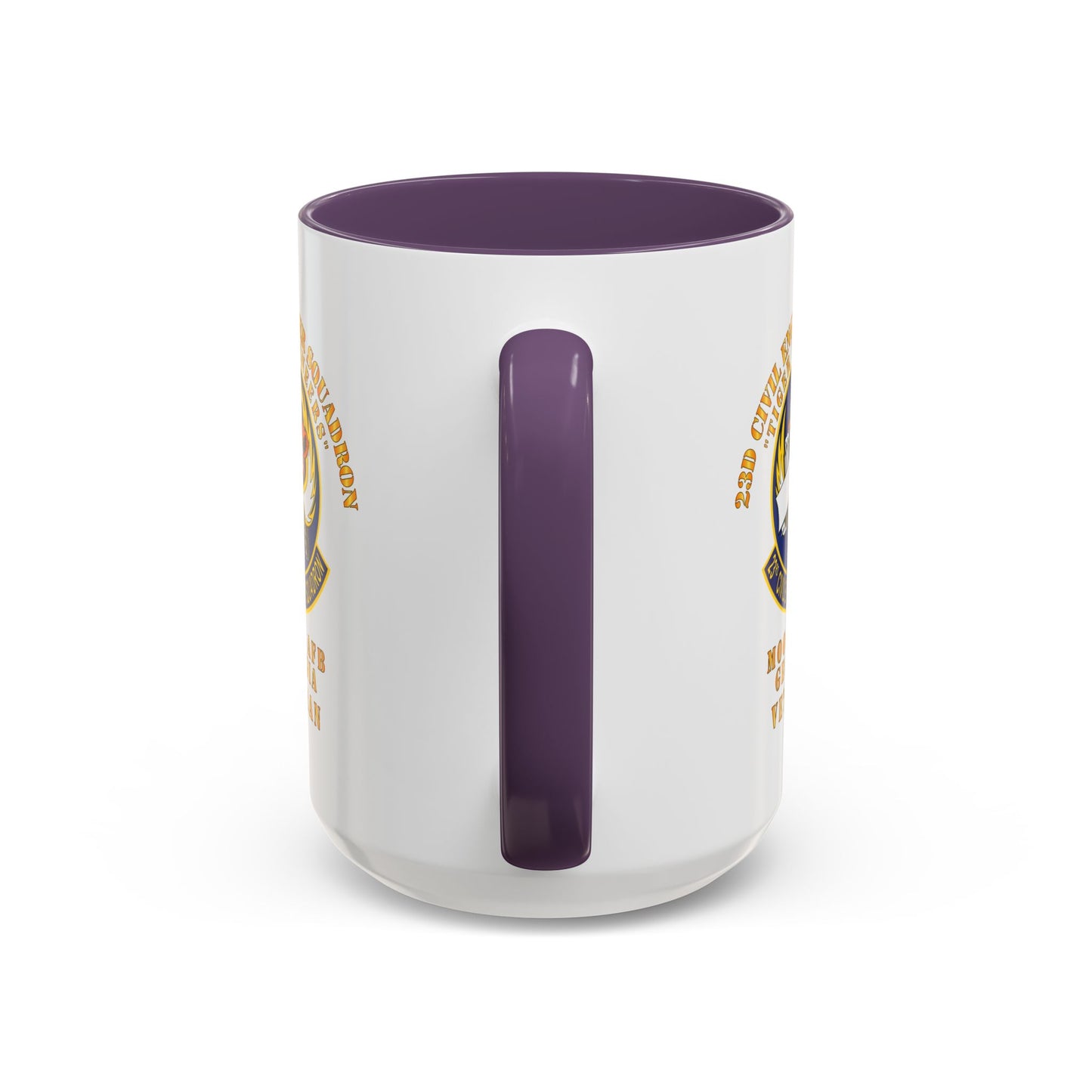 Accent Coffee Mug (11oz & 15oz) - USAF - 23d Civil Engineer Squadron - Tiger Engineers - Moody AFB, GA