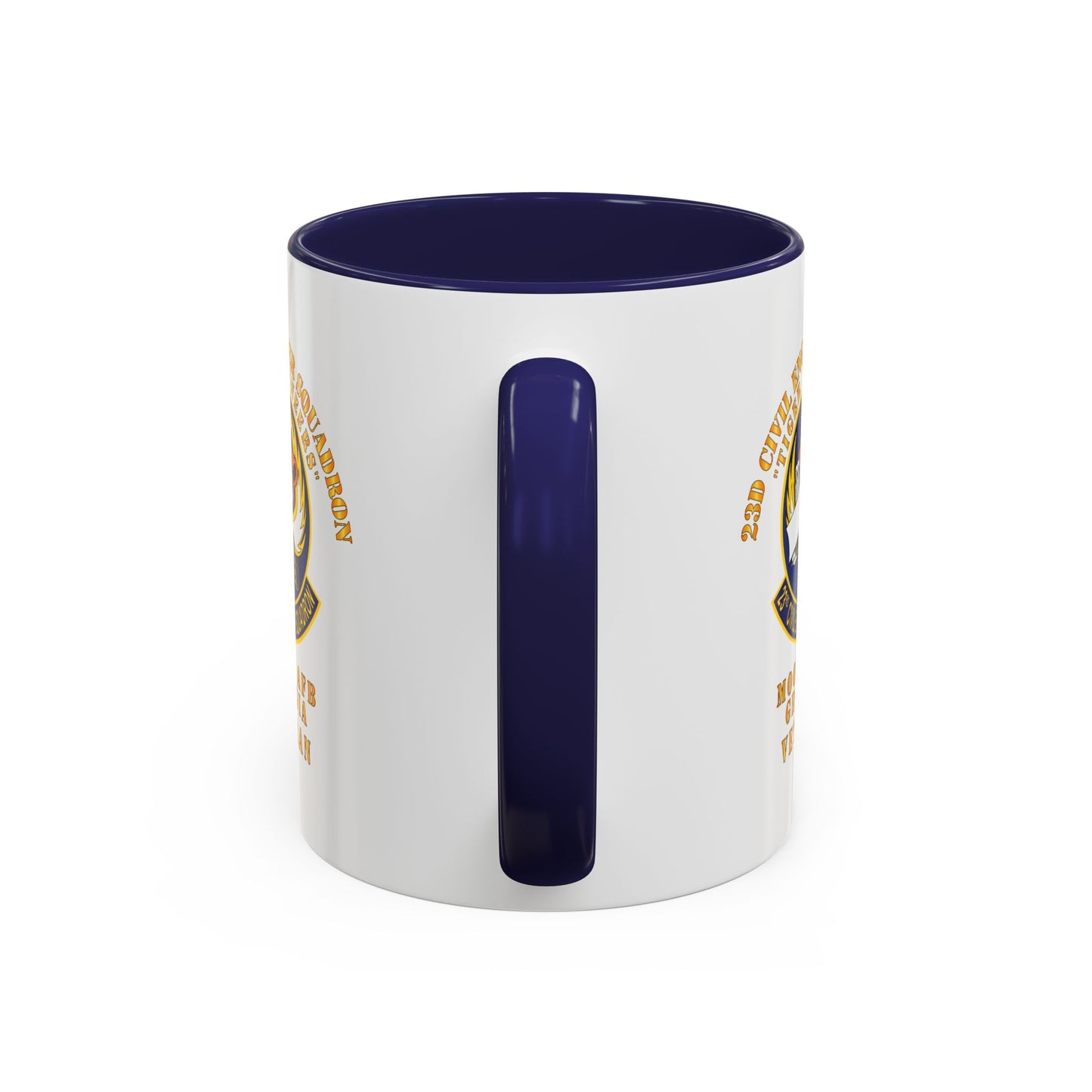 Accent Coffee Mug (11oz & 15oz) - USAF - 23d Civil Engineer Squadron - Tiger Engineers - Moody AFB, GA