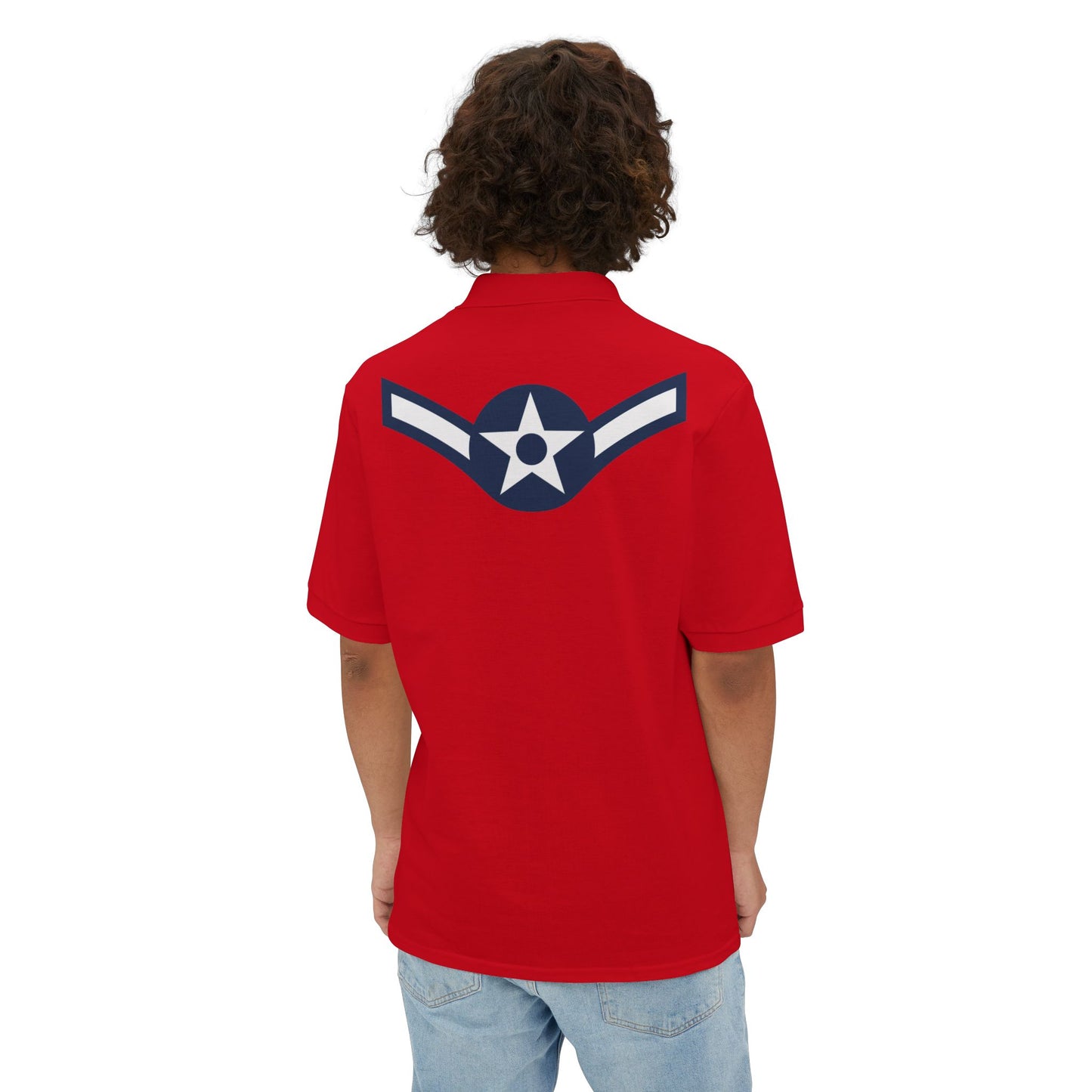 Men's Piqué Polo - USAF - Airman (E2) - 2020
