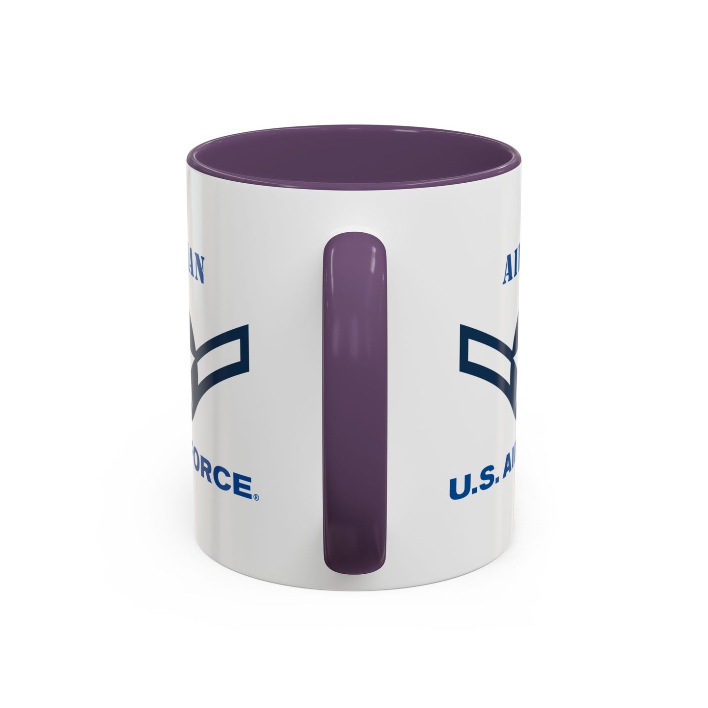 Accent Coffee Mug (11oz & 15oz) - USAF - Airman (E2) - 2020 - US Air Force w Text X 300