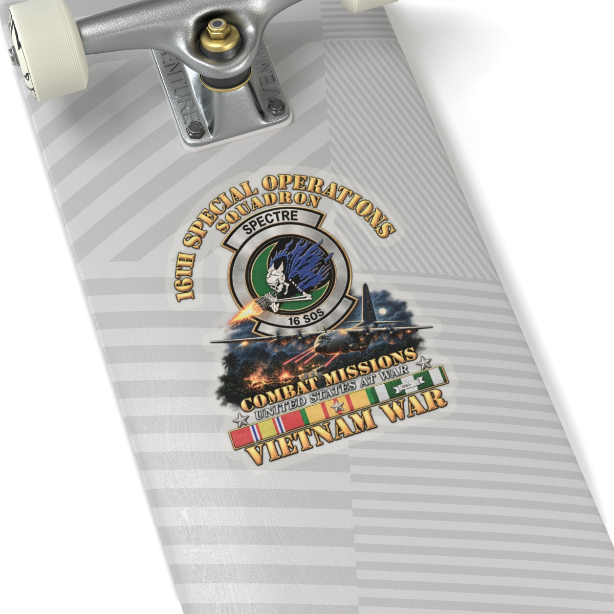 Kiss-Cut Stickers - SOF - 16th SOS - Combat Missions w VN SVC - 3D - Enhanced