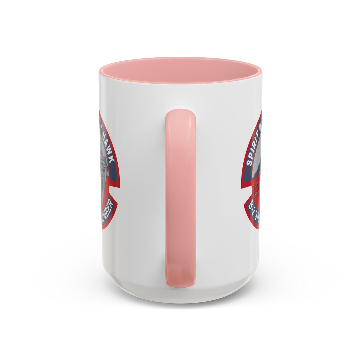 Accent Coffee Mug (11oz & 15oz) - USAF - B2 - Spirit of Kitty Hawk - Stealth Bomber wo txt X 300