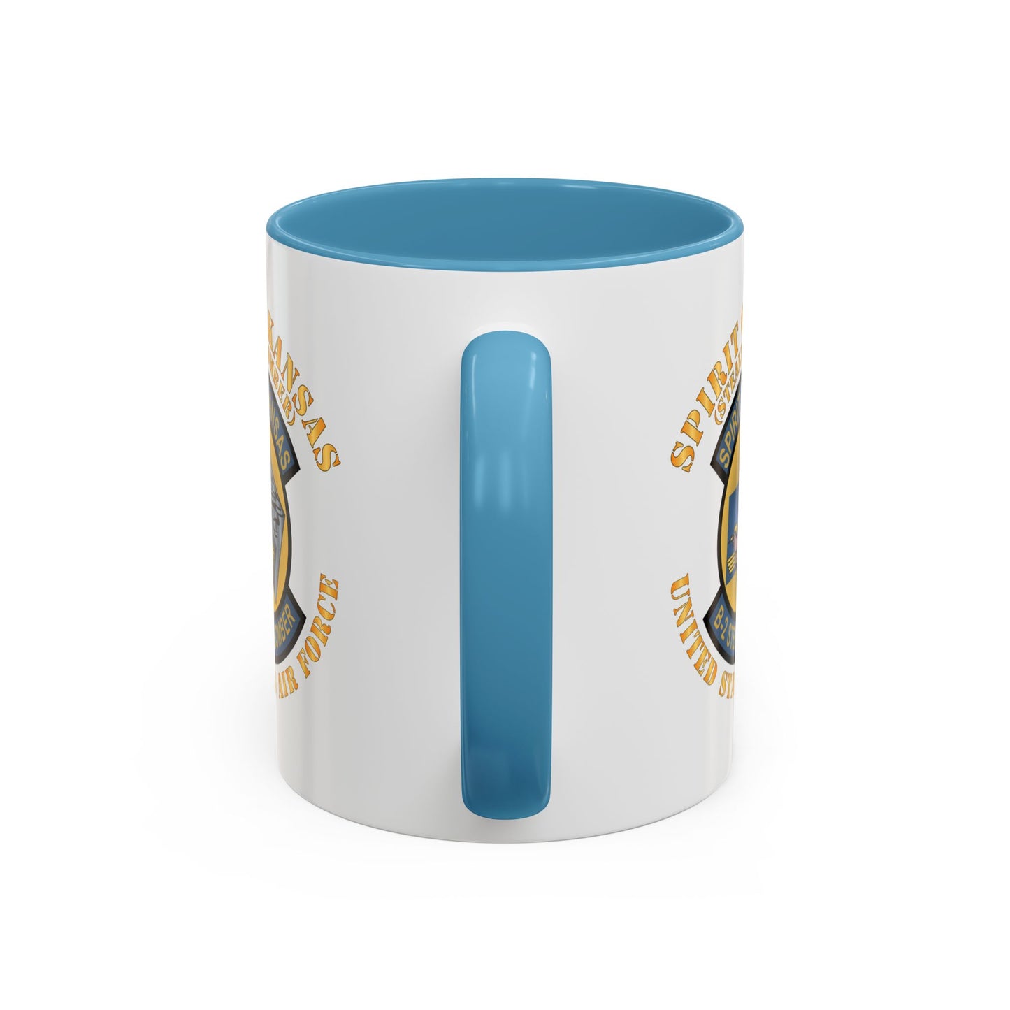 Accent Coffee Mug (11oz & 15oz) - USAF - B2 - Spirit of Kansas - Stealth Bomber X 300
