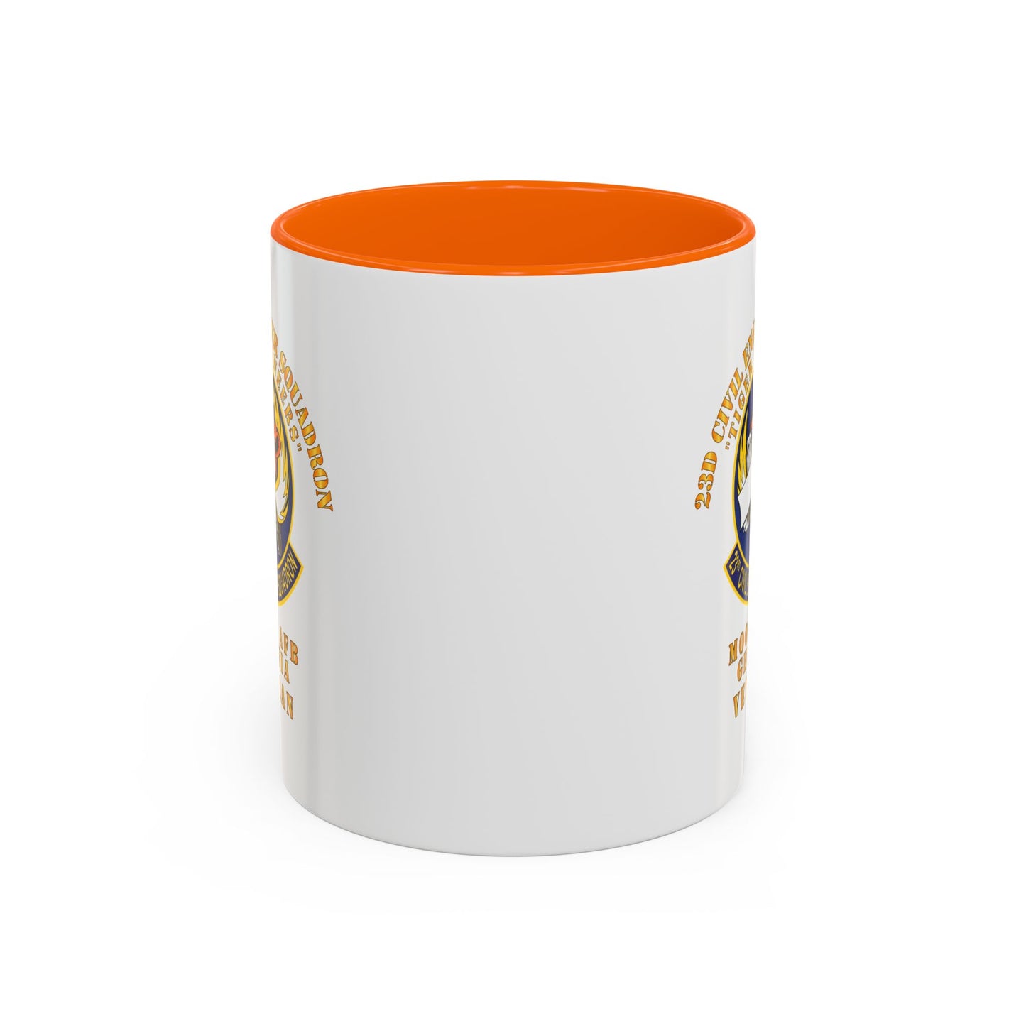Accent Coffee Mug (11oz & 15oz) - USAF - 23d Civil Engineer Squadron - Tiger Engineers - Moody AFB, GA