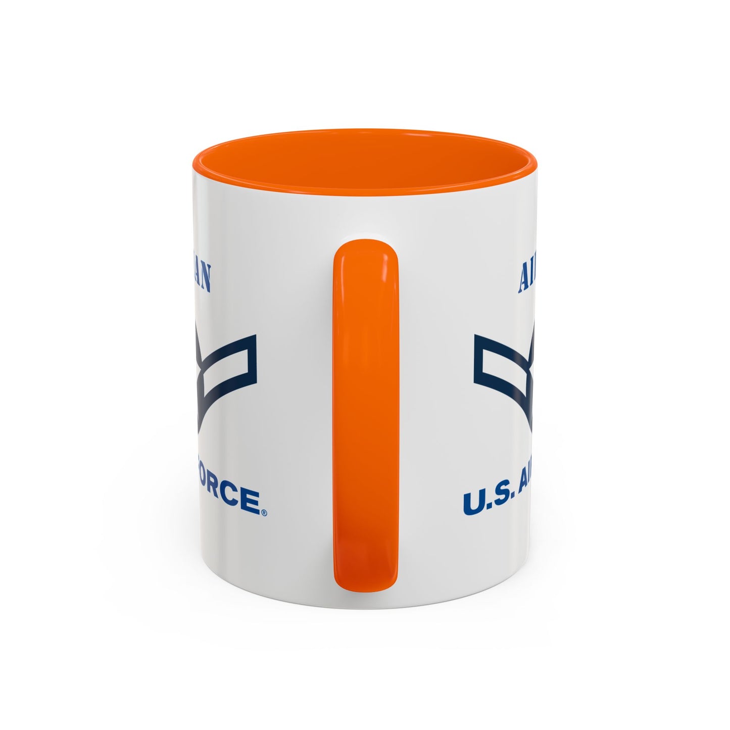 Accent Coffee Mug (11oz & 15oz) - USAF - Airman (E2) - 2020 - US Air Force w Text X 300